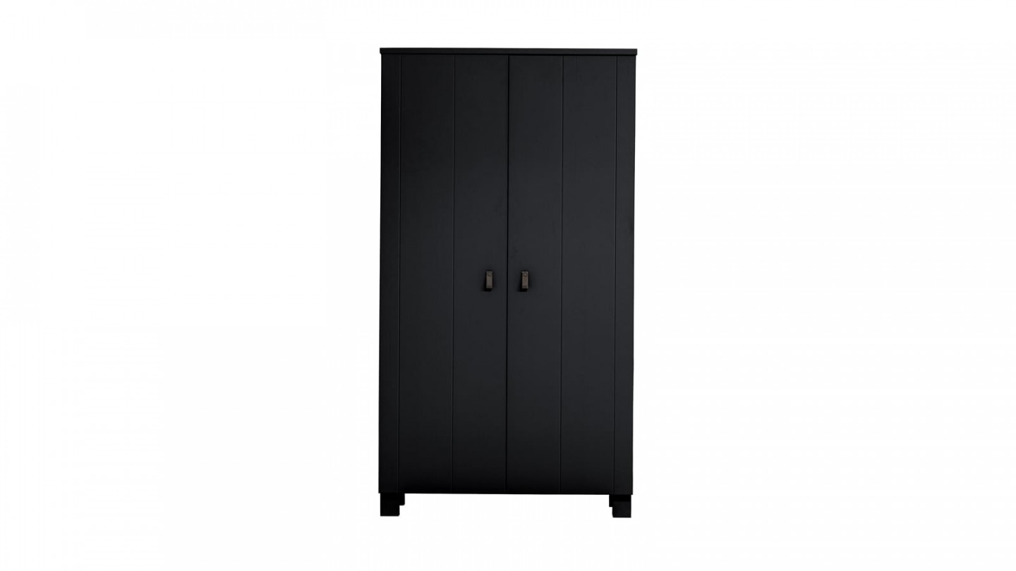 Armoire en pin noir - Collection Ties - Woood