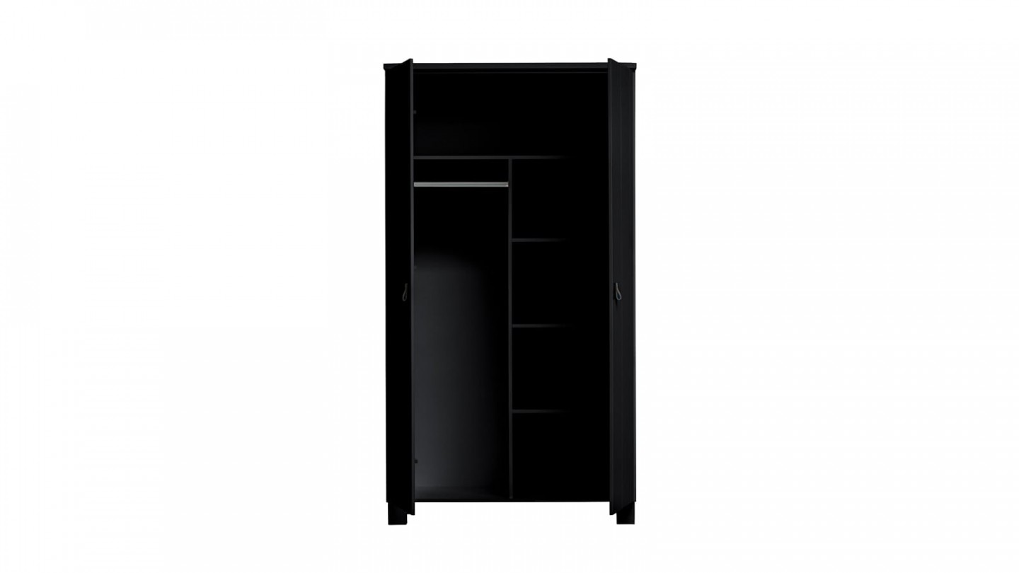 Armoire en pin noir - Collection Ties - Woood