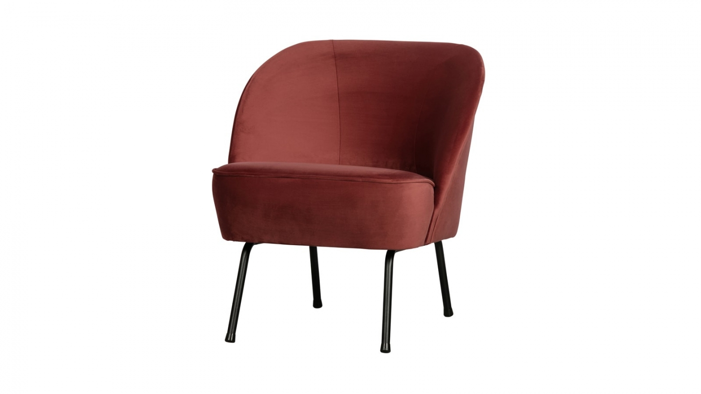 Fauteuil en velours noisette - Collection Vogue - BePureHome Fauteuil en velours noisette - Collection Vogue - BePureHome