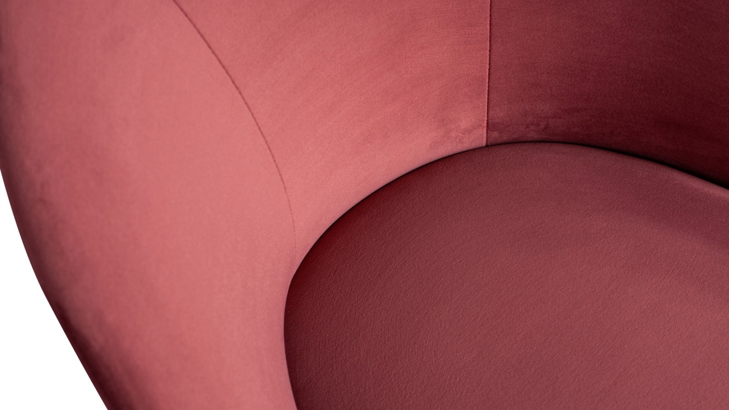 Fauteuil en velours noisette - Collection Vogue - BePureHome Fauteuil en velours noisette - Collection Vogue - BePureHome