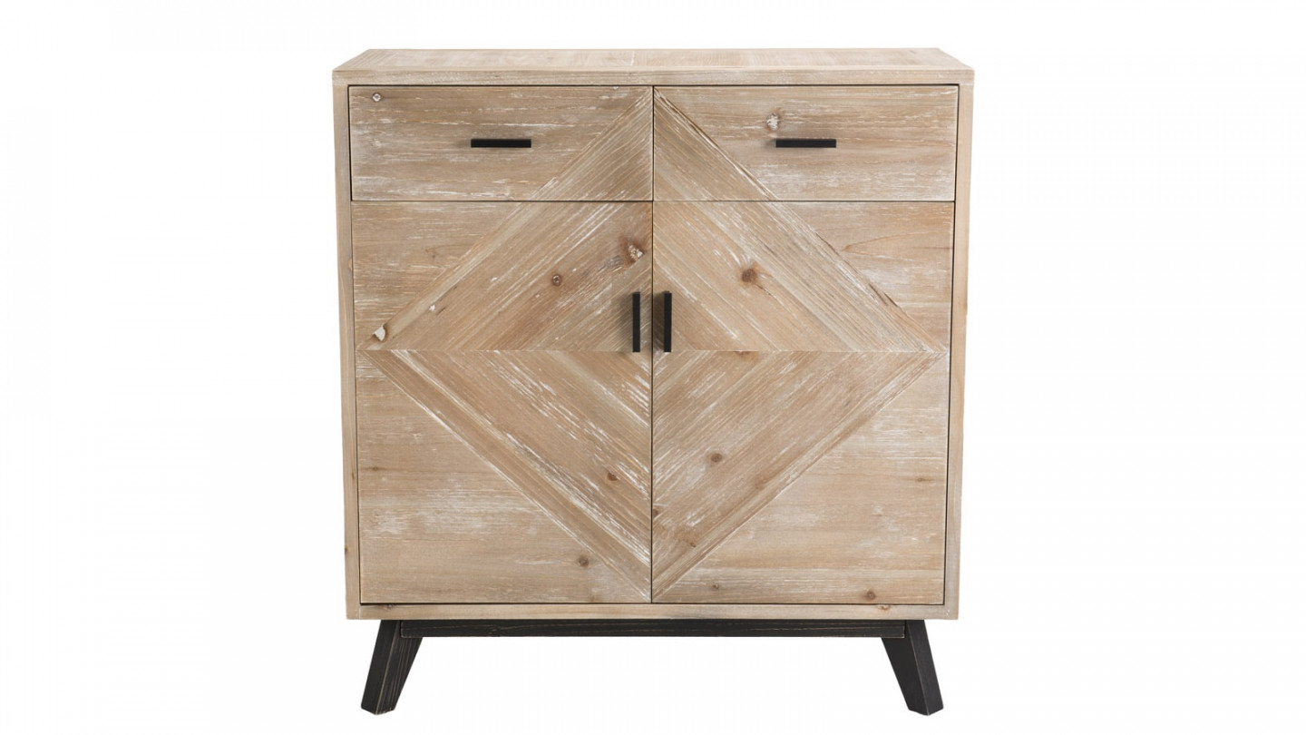 Buffet scandinave 2 tiroirs 2 portes - Collection Mandy