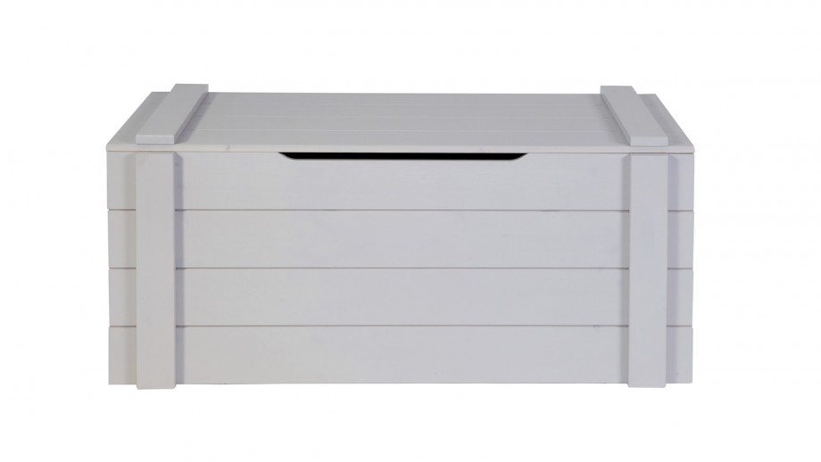 Dennis Coffre De Rangement Pin Béton Gris