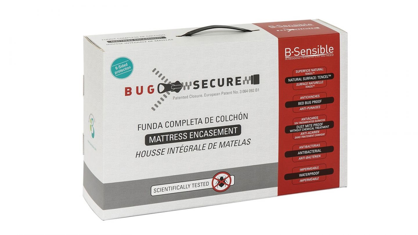 Housse de matelas anti punaises de lit 90x190cm bonnet 30cm - Collection Bug Secure - Bsensible Housse de matelas anti punaises de lit 90x190cm bonnet 30cm - Collection Bug Secure - Bsensible