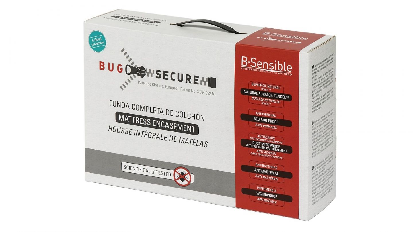 Housse de matelas anti punaises de lit 90x190cm bonnet 30cm - Collection Bug Secure - Bsensible Housse de matelas anti punaises de lit 90x190cm bonnet 30cm - Collection Bug Secure - Bsensible
