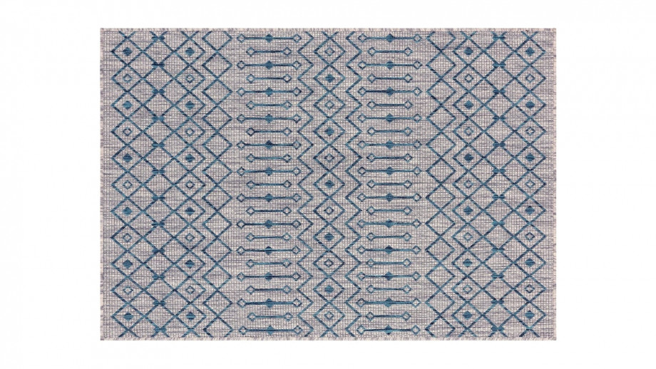 Tapis d'extérieur scandinave gris 67x180cm - Collection Ethan