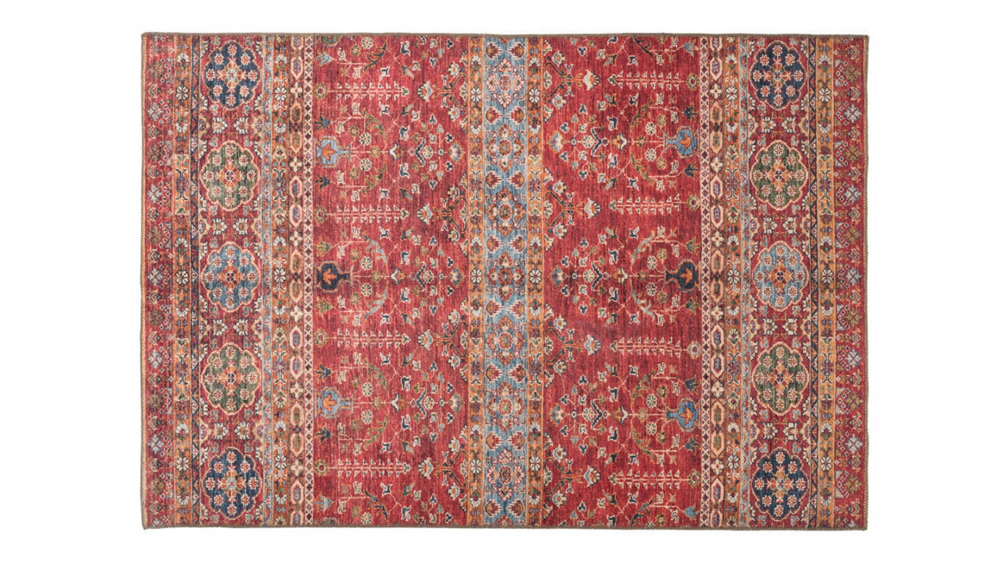 Tapis imprimé numérique red 120x170cm - Collection Jacob