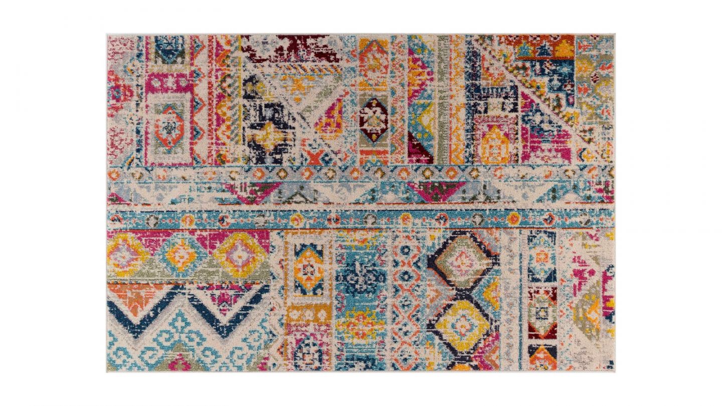 Tapis vintage Multicolore 120x170cm - Collection Rhys