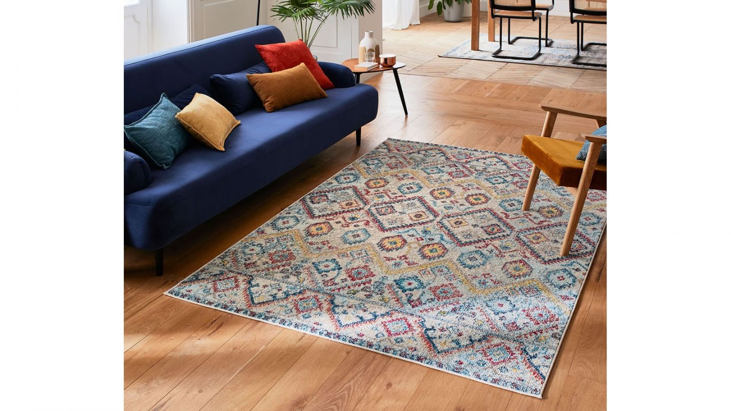 Tapis vintage Multicolore 120x170cm - Collection Rhys