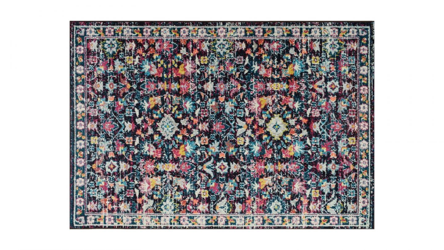 Tapis vintage Bleu 120x170cm - Collection Rhys