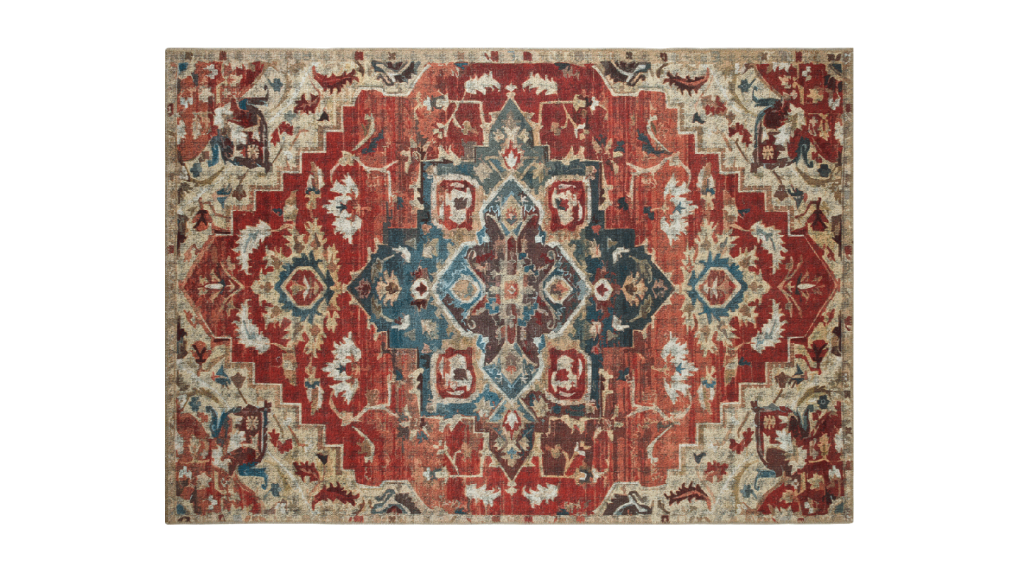 Tapis Vintage En Cuir D'Italie 200x200 Cm - Original Des Années 1920-1949, Occasion