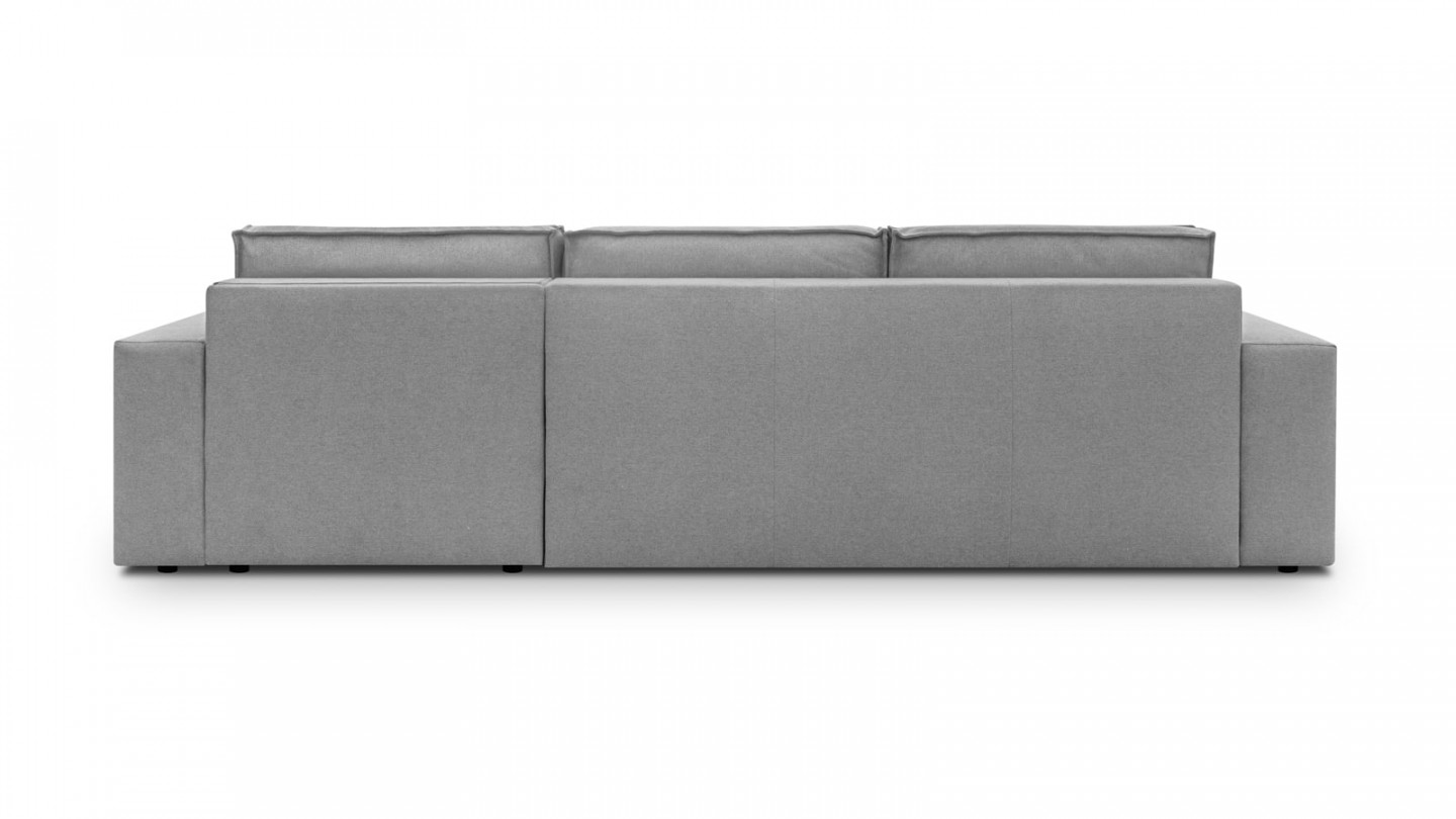 Canapé d'angle convertible réversible 5 places avec coffre de rangement Canapé d'angle convertible réversible 5 places avec coffre de rangement