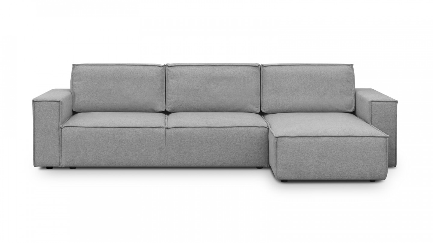 Canapé d'angle convertible réversible 5 places avec coffre de rangement Canapé d'angle convertible réversible 5 places avec coffre de rangement