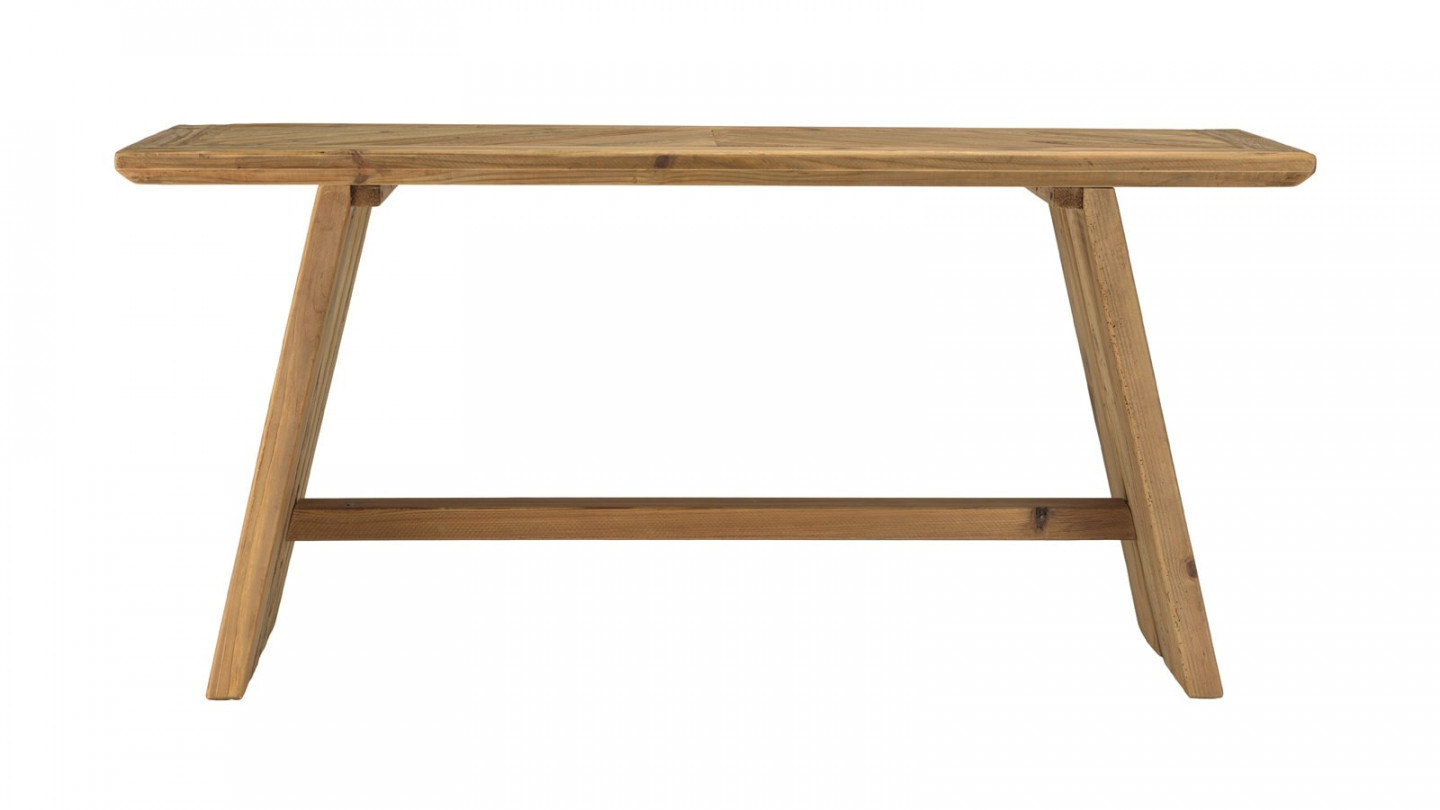 Console160x45 cm bois Pin recyclé - Sandy