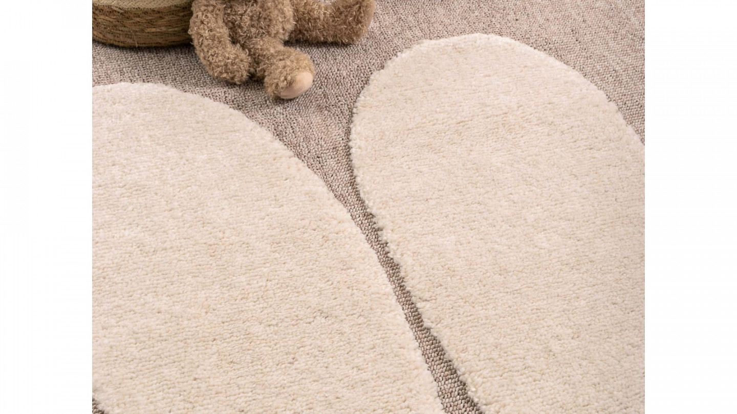 Tapis enfant Bambi beige 160x230 - Bahia