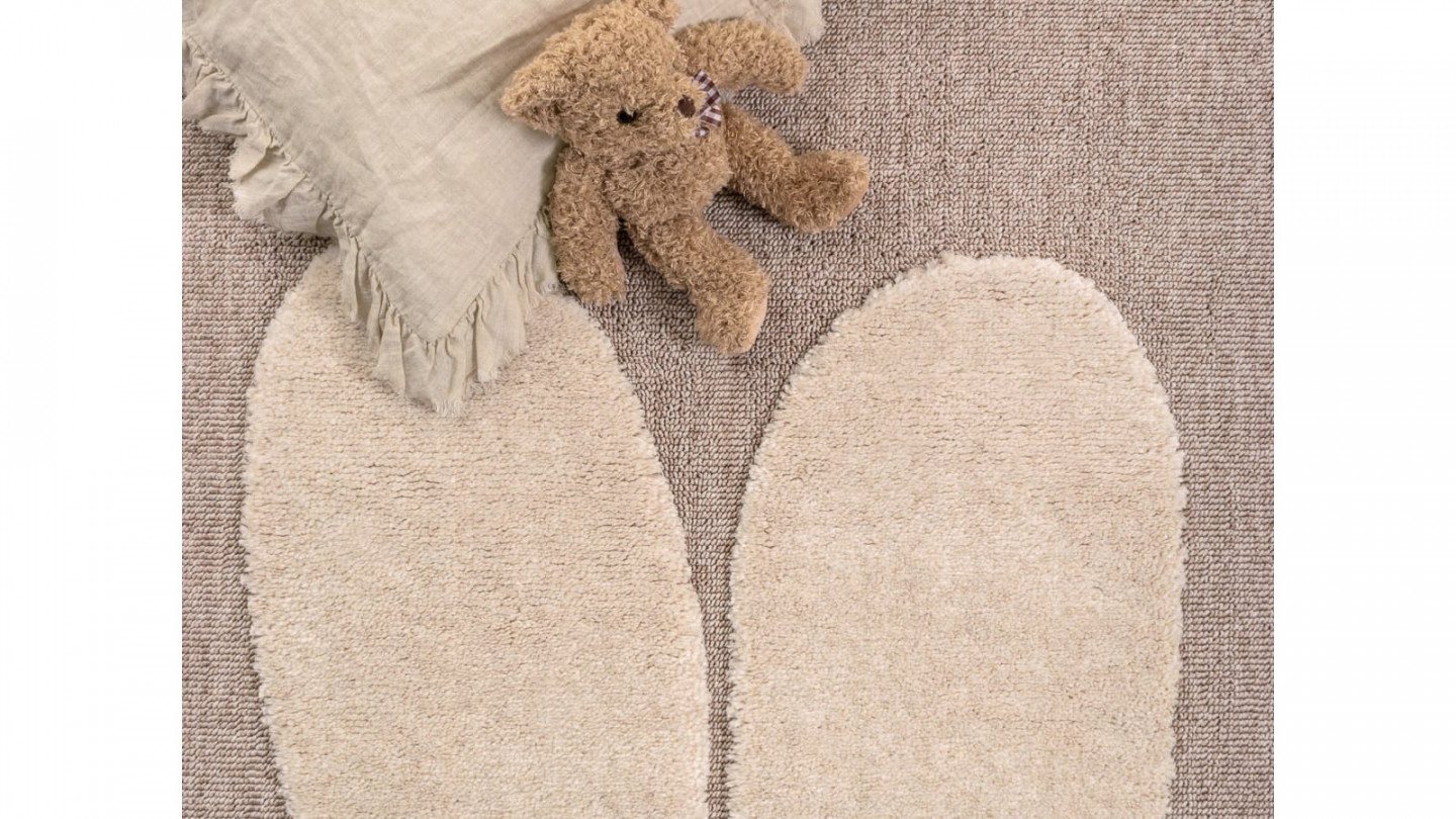 Tapis enfant Bambi beige 160x230 - Bahia