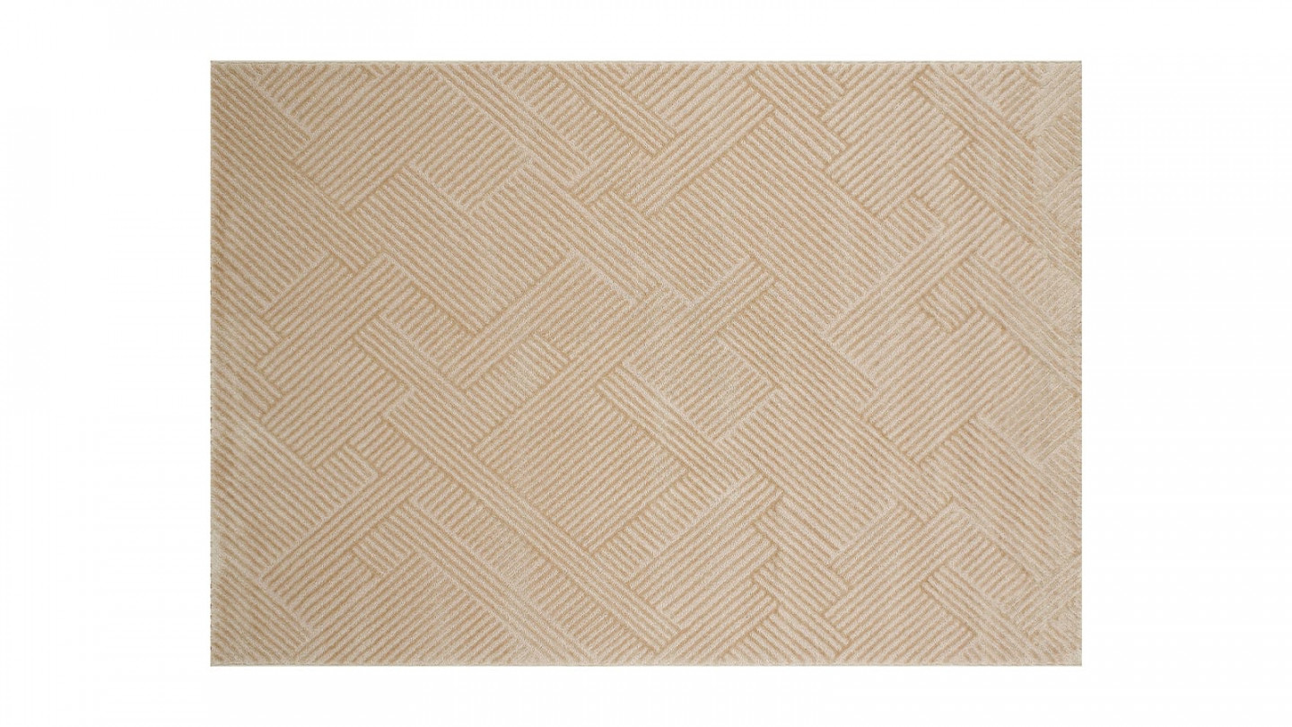 Tapis relief Beige 200x290 - Carlotta