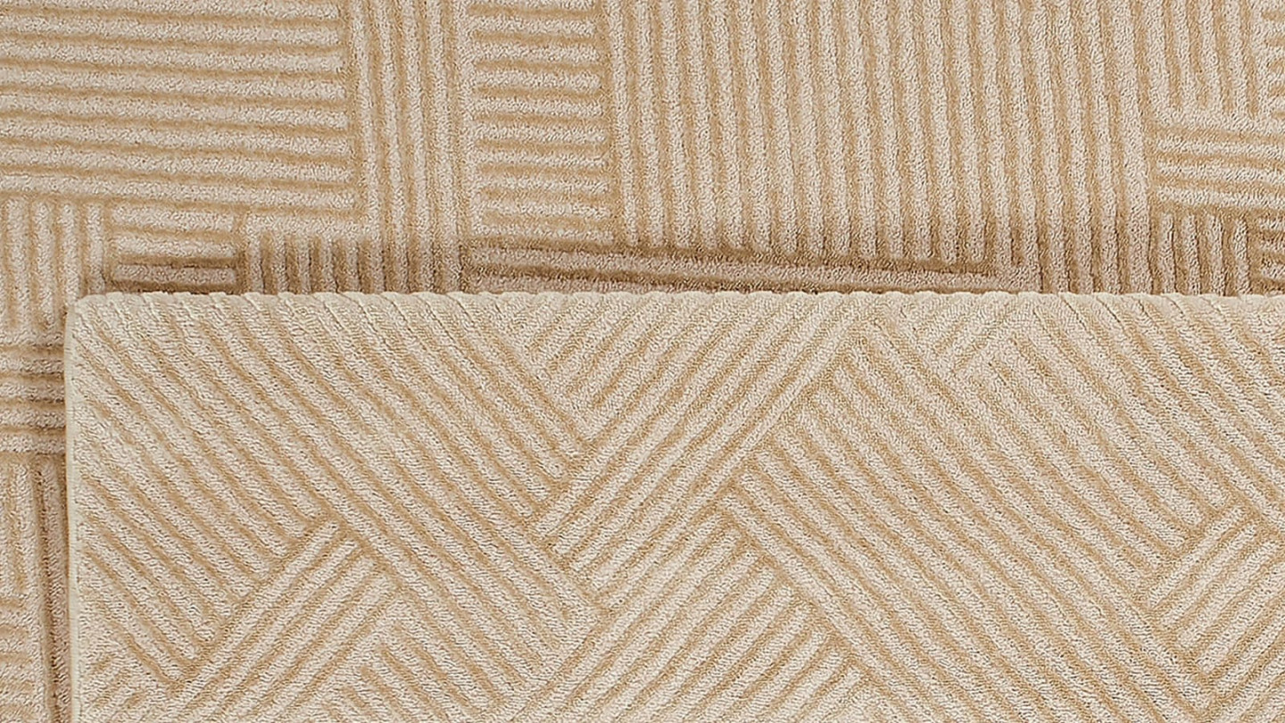 Tapis relief Beige 200x290 - Carlotta