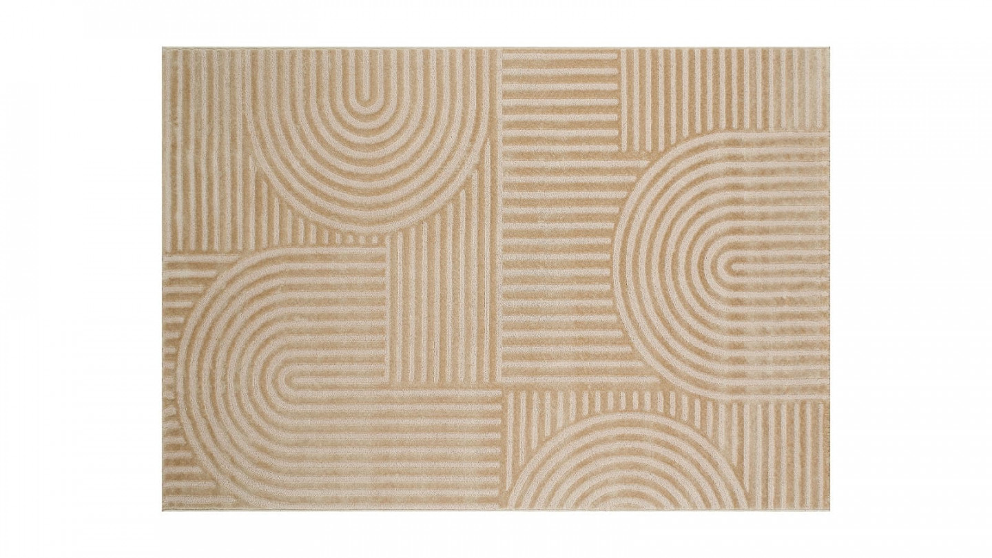 Tapis relief Beige 200x290 - Dora