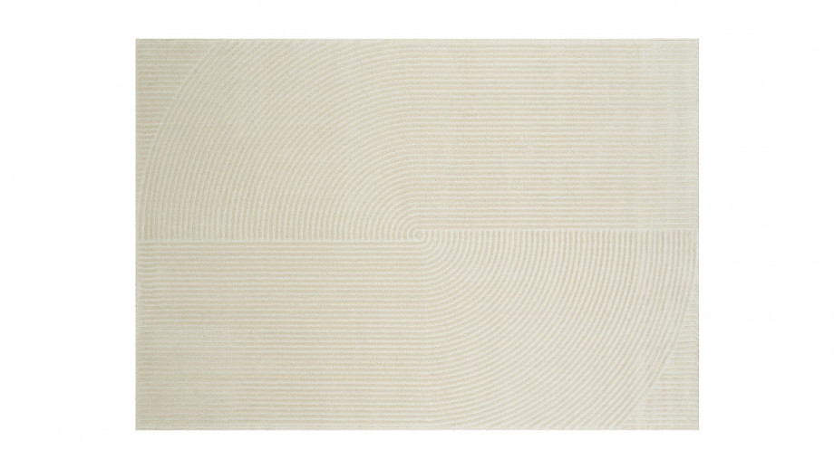 Tapis relief Ecru 160x230 - Elisa