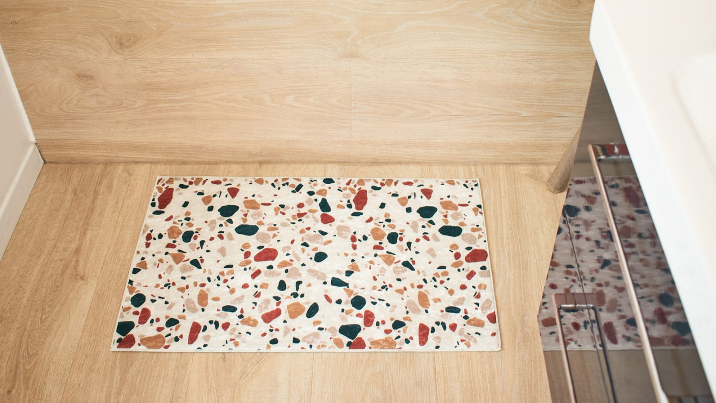 Tapis de cuisine terrazzo Multi 50x80 - Maja