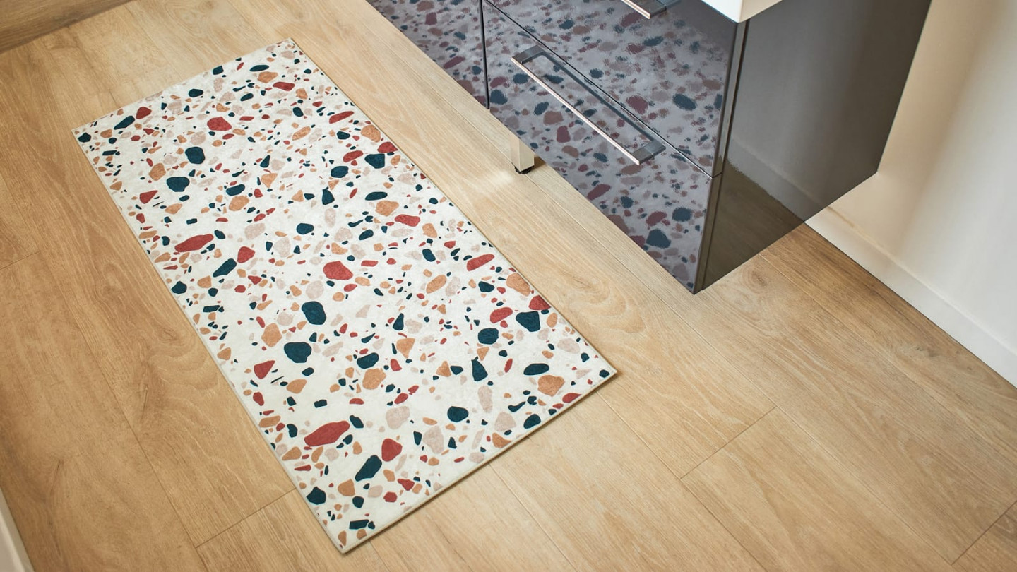 Tapis de cuisine terrazzo Multi 60x130 - Maja