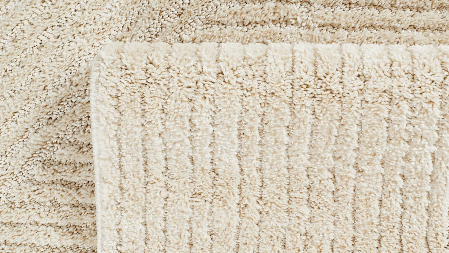 Tapis relief crème 160x230 - Sienna