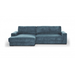 Canapé d'angle convertible gris