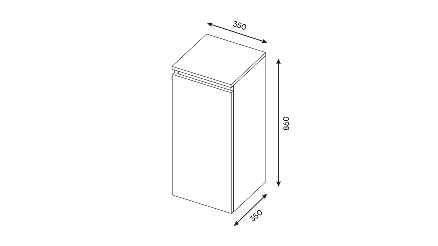 Meuble de salle de bain suspendu vasque à poser 90cm 2 tiroirs Terracotta + miroir + colonne ouverture gauche - Rivage