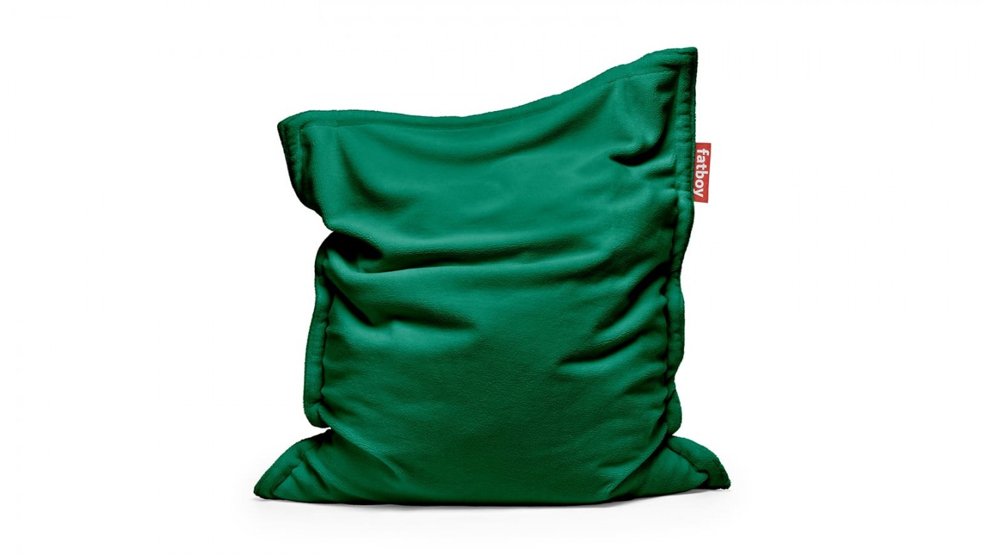 Pouf d'intérieur vert - Original Slim Teddy