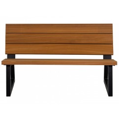 banc en bois extérieur