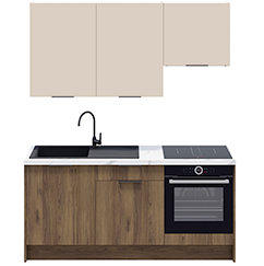 Meuble de cuisine noyer
